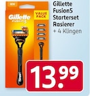 Fusion5 Starterset Rasierer Angebote von Gillette bei Rossmann Neunkirchen für 13,99 €