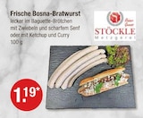 Frische Bosna-Bratwurst im Angebot bei V-Markt in Regensburg Frische Bosna-Bratwurst Angebote von Stöckle Metzgerei bei V-Markt Regensburg für 1,19 €