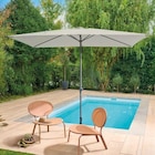 Parasol centré inclinable rectangulaire L. 293 x l. 192 cm ouverture manivelle toile coloris moon beam GoodHome Kasane - GoodHome - Castorama à Antony Parasol centré inclinable rectangulaire L. 293 x l. 192 cm ouverture manivelle toile coloris moon beam GoodHome Kasane - GoodHome en promo chez Castorama Antony à 49,90 €
