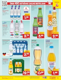 Apfelschorle im Netto Marken-Discount Prospekt Apfelschorle im Netto Marken-Discount Prospekt Aktuelle Angebote auf S. 19