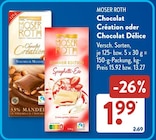 Chocolat Création von MOSER ROTH für 1,99 € bei ALDI SÜD im Angebot Chocolat Création von MOSER ROTH im aktuellen ALDI SÜD Prospekt