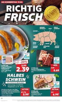 Schweinefilet im Kaufland Prospekt "Hier bin ich richtig" mit 67 Seiten (Oberhausen)