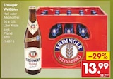 Weißbier Angebote von Erdinger bei Netto Marken-Discount Heilbronn für 13,99 €