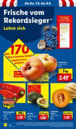 Rote Paprika Angebot im aktuellen Lidl Prospekt auf Seite 52