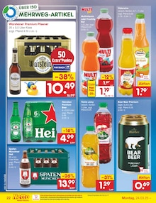 Bier im Netto Marken-Discount Prospekt "Aktuelle Angebote" mit 60 Seiten (Rostock)