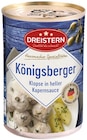 4 Königsberger Klopse im Angebot bei REWE in Lutherstadt Wittenberg 4 Königsberger Klopse Angebote von Dreistern bei REWE Lutherstadt Wittenberg für 2,59 €