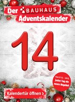 BAUHAUS Prospekt "Der BAUHAUS Adventskalender", 1 Seiten, für Potsdam, 14.12.2019 - 14.12.2019 BAUHAUS Prospekt "Der BAUHAUS Adventskalender", 1 Seiten, für Potsdam, 14.12.2019 - 14.12.2019