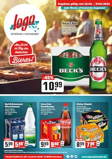 Aktueller Logo Getränkemarkt Prospekt "Aktuelle Angebote" Seite 1 von 8 Seiten für Fulda