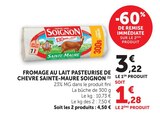 Promo Fromage au lait pasteurisé de chèvre Sainte-Maure à 1,28 € dans le catalogue Super U à Oissel