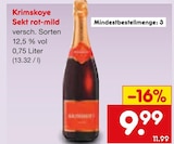 Aktuelles Sekt rot-mild Angebot bei Netto Marken-Discount in Offenbach (Main) ab 9,99 €