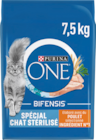Croquettes Stérilisé Bifensis au Poulet - 7,5 kg - Purina One - Animalis à Argenteuil Croquettes Stérilisé Bifensis au Poulet - 7,5 kg - Purina One en promo chez Animalis Argenteuil à 23,09 €