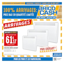 Catalogue Bricolage de Brico Cash à Canet-en-Roussillon, avec 8 pages Prospectus Bricolage de Brico Cash à Canet-en-Roussillon: "100% ARRIVAGES : PRIX BAS EN QUANTITÉ LIMITÉE", 8 pages, 07/11/2025 - 20/11/2025