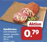 Aktuelle Braten Angebote bei combi in Oldenburg Aktuelles Spießbraten vom Schweinenacken Angebot bei combi in Oldenburg ab 0,79 €