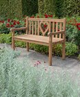 Gartenbank Woodie Herz Angebote bei BBM Baumarkt Delmenhorst für 219,99 €