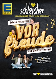Supermarkt Prospekt von EDEKA Bad Rodach EDEKA Prospekt: "Schon neugierig", 2 Seiten, 07.07.2025 - 12.07.2025