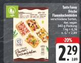 Frische Flammkuchenböden Angebote von Tante Fanny bei E center Würzburg für 2,29 €