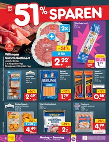 Mettwurst im Netto Marken-Discount Prospekt "Aktuelle Angebote" mit 60 Seiten (Hamburg)