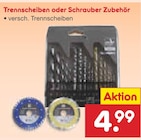 Netto Marken-Discount Laubenheim - Trennscheiben oder Schrauber Zubehör Angebot im Prospekt Trennscheiben oder Schrauber Zubehör bei Netto Marken-Discount im Laubenheim Prospekt für 4,99 €