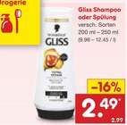 Shampoo im Angebot bei Netto Marken-Discount in Willich Shampoo Angebote von Gliss bei Netto Marken-Discount Willich für 2,49 €