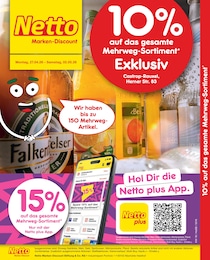 Netto Marken-Discount Prospekt für Castrop-Rauxel: "10% auf das gesamte Mehrweg-Sortiment", 2 Seiten, 27.04.2026 - 02.05.2026