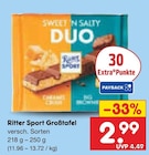 Großtafel im Angebot bei Netto Marken-Discount in Altenburg Großtafel Angebote von Ritter Sport bei Netto Marken-Discount Altenburg für 2,99 €