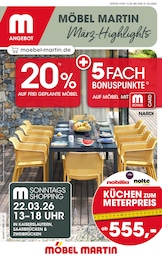 Möbel Martin Prospekt für Oppenheim: "März Highlights", 20 Seiten, 13.03.2026 - 31.03.2026