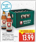 Münchner hell von Spaten für 13,99 € bei E center im Angebot Münchner hell von Spaten im aktuellen E center Prospekt