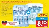 Natürliches Mineralwasser Angebote von Rheinfels Quelle bei Netto Marken-Discount Krefeld für 5,49 €