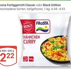Fertiggericht Classic Angebote von Frosta bei GLOBUS Erlangen für 2,22 €