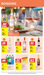 Prix et réduction Vin Rosé dans le prospectus Carrefour en cours Offre Vin Rosé dans le catalogue Carrefour du moment à la page 47