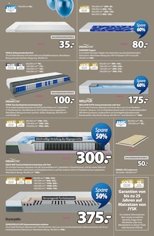 Matratze im JYSK Prospekt "Wir feiern Geburtstag! SPARE BIS ZU 60%" mit 9 Seiten (Hildesheim)