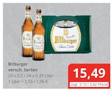 Bitburger im Angebot bei Getränkewelt Dünnwald in Bergisch Gladbach Bitburger Angebote bei Getränkewelt Dünnwald Bergisch Gladbach für 15,49 €