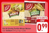 Tortilla Wraps Weizen oder Vollkorn bei EDEKA im Mörlenbach Prospekt für 0,99 €