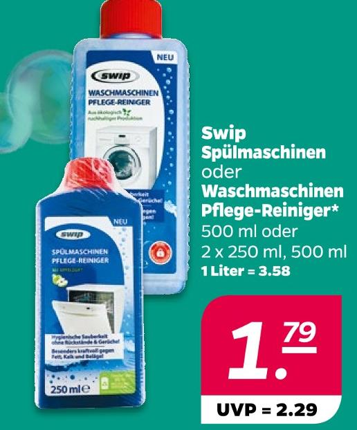 Spülmaschinen oder Waschmaschinen Pflege-Reiniger