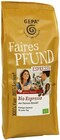 Faires Pfund Espresso Angebote von Gepa bei REWE Memmingen für 7,99 €