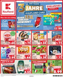 Pampers im Kaufland Prospekt "KNÜLLER" mit 32 Seiten (Augsburg)