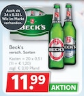 Getränkeland - Beck's Angebot im Prospekt Beck's bei Getränkeland im Prospekt "" für 11,99 €