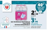 Eau Minérale Naturelle Calcique Source Edelweiss - U en promo chez Super U Saint-Nazaire à 3,96 €