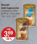 Gold Cappuccino im Angebot bei V-Markt in Memmingen Gold Cappuccino Angebote von Nescafe bei V-Markt Memmingen für 3,69 €