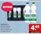 Mineralwasser Angebote von Harzquell bei Getränke Quelle WVG Magdeburg für 4,49 €