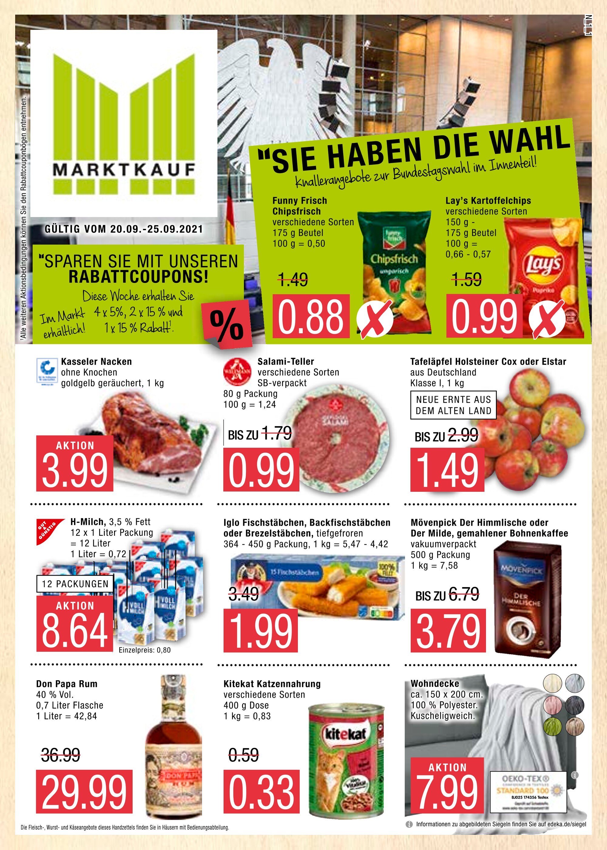 Marktkauf Prospekt für Cuxhaven mit 40 Seiten Marktkauf Prospekt für Cuxhaven: "Aktuelle Angebote", 40 Seiten, 20.09.2021 - 25.09.2021