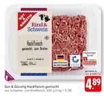 Hackfleisch gemischt im Angebot bei EDEKA in Tübingen Hackfleisch gemischt Angebote von Gut & Günstig bei EDEKA Tübingen für 4,89 €