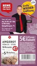 REWE Prospekt für Oppenheim mit 31} Seiten REWE Prospekt für Oppenheim: "Dein Markt", 31 Seiten, 22.09.2025 - 27.09.2025