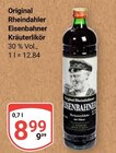 Eisenbahner Kräuterlikör im Angebot bei GLOBUS in Viersen Eisenbahner Kräuterlikör Angebote von Original Rheindahler bei GLOBUS Viersen für 8,99 €