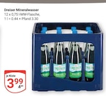 Mineralwasser im Angebot bei GLOBUS in Trier Mineralwasser Angebote von Dreiser bei GLOBUS Trier für 3,99 €