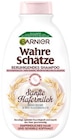 Wahre Schätze Beruhigendes Shampoo Sanfte Hafermilch Angebote von Garnier bei REWE Bocholt für 1,99 €