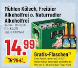 Freibier Alkoholfrei o. Naturradler Alkoholfrei Angebote von Mühlen Kölsch bei Trinkgut Sankt Augustin für 14,99 €