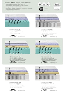 Matratze im aktuellen Möbel Inhofer Prospekt (Augsburg) Matratze im Möbel Inhofer Prospekt "Endlich Herbst" mit 30 Seiten (Augsburg)