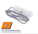 Pro-max Steckdosenleiste bei Action im Schweinfurt Prospekt für 3,99 €