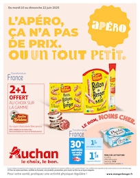 Catalogue Auchan Hypermarché à Contres, avec 58 pages Prospectus Auchan Hypermarché à Contres, "L'APÉRO ÇA N'A PAS DE PRIX OU UN TOUT PETIT", 58 pages, 10/06/2025 - 22/06/2025
